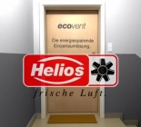 Helios EcoVent falba építhető hővisszanyerős szellőztető készülék